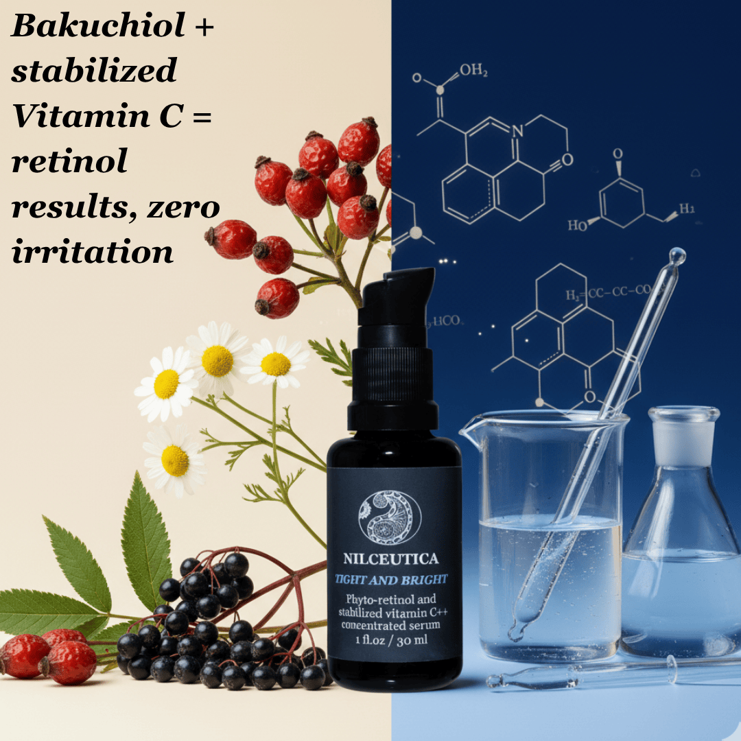 Tight & Bright – Phyto-Retinol & Vitamin C Anti-Aging Face Serum