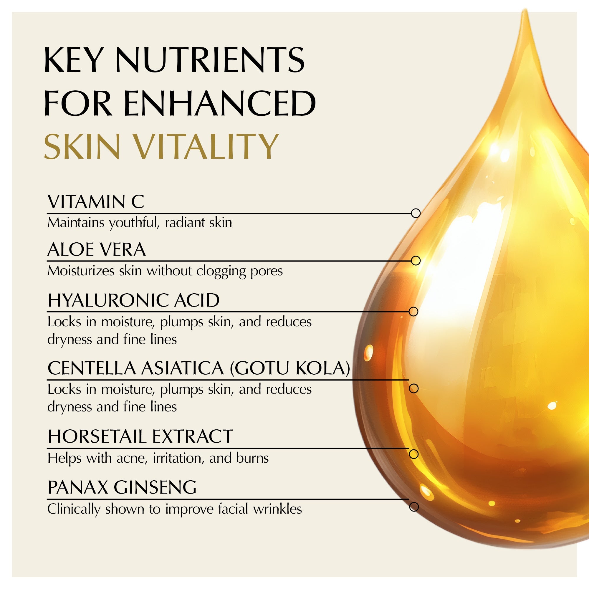 EpiLynx Brightening Vitamin C Glow Serum – Sensitive & Dry Skin