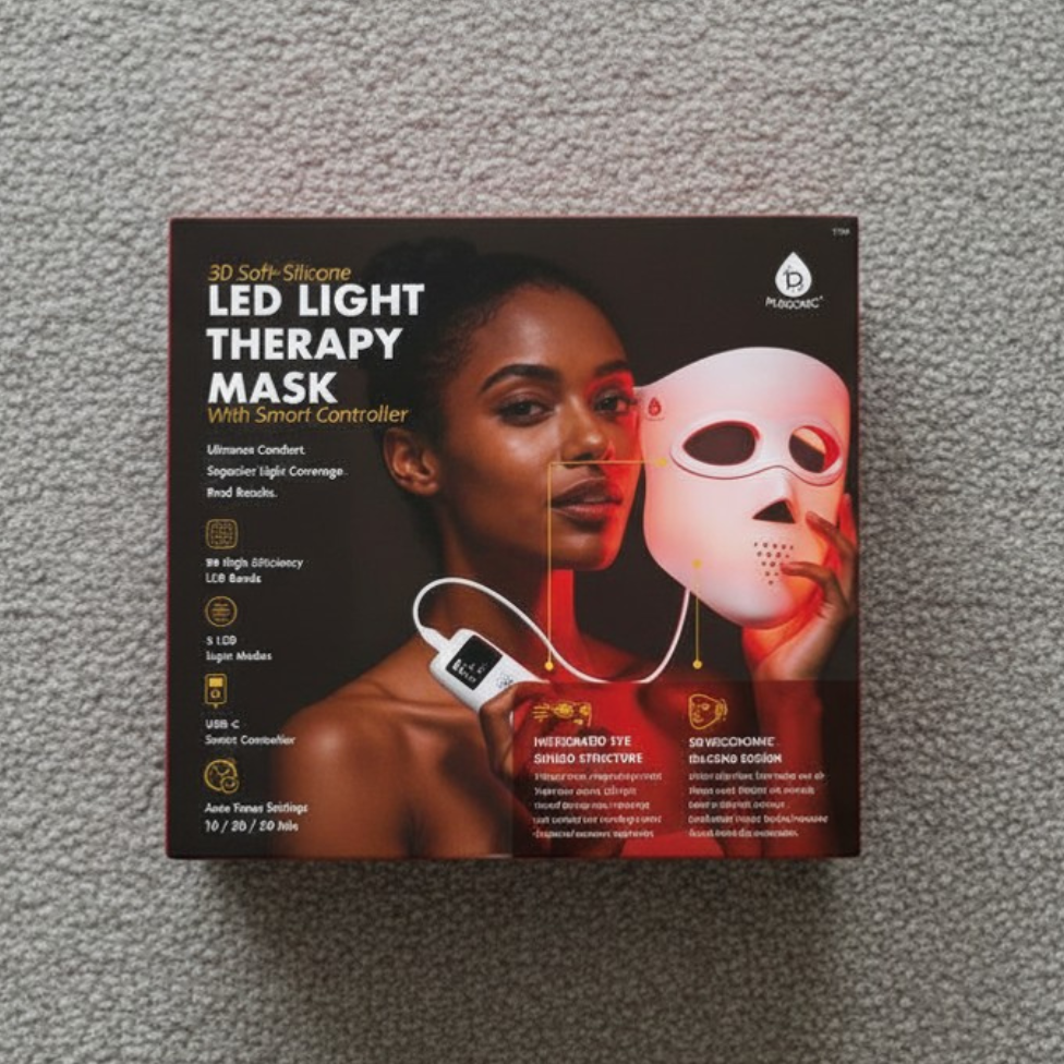 Pursonic 3D Soft-Silicone LED Light Therapy Mask with Smart Controller