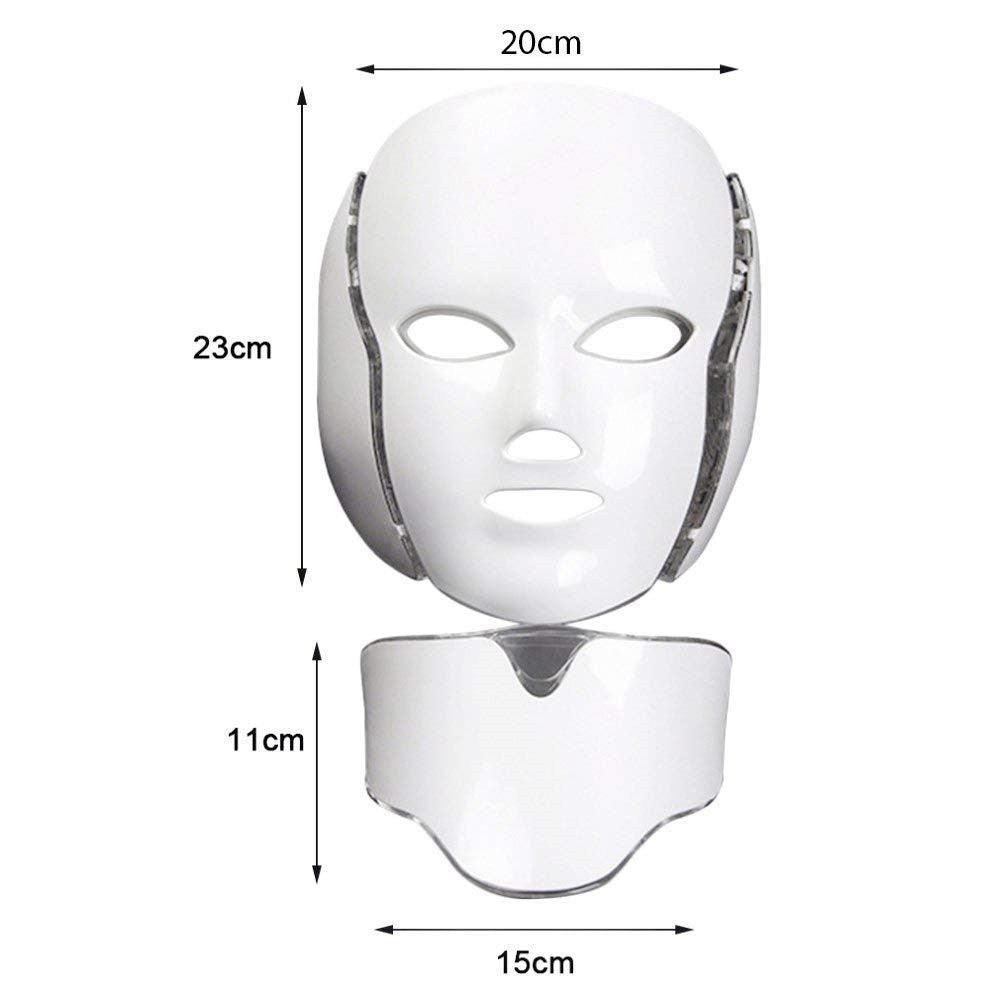 Red Light Therapy Mask face and neck Bundle