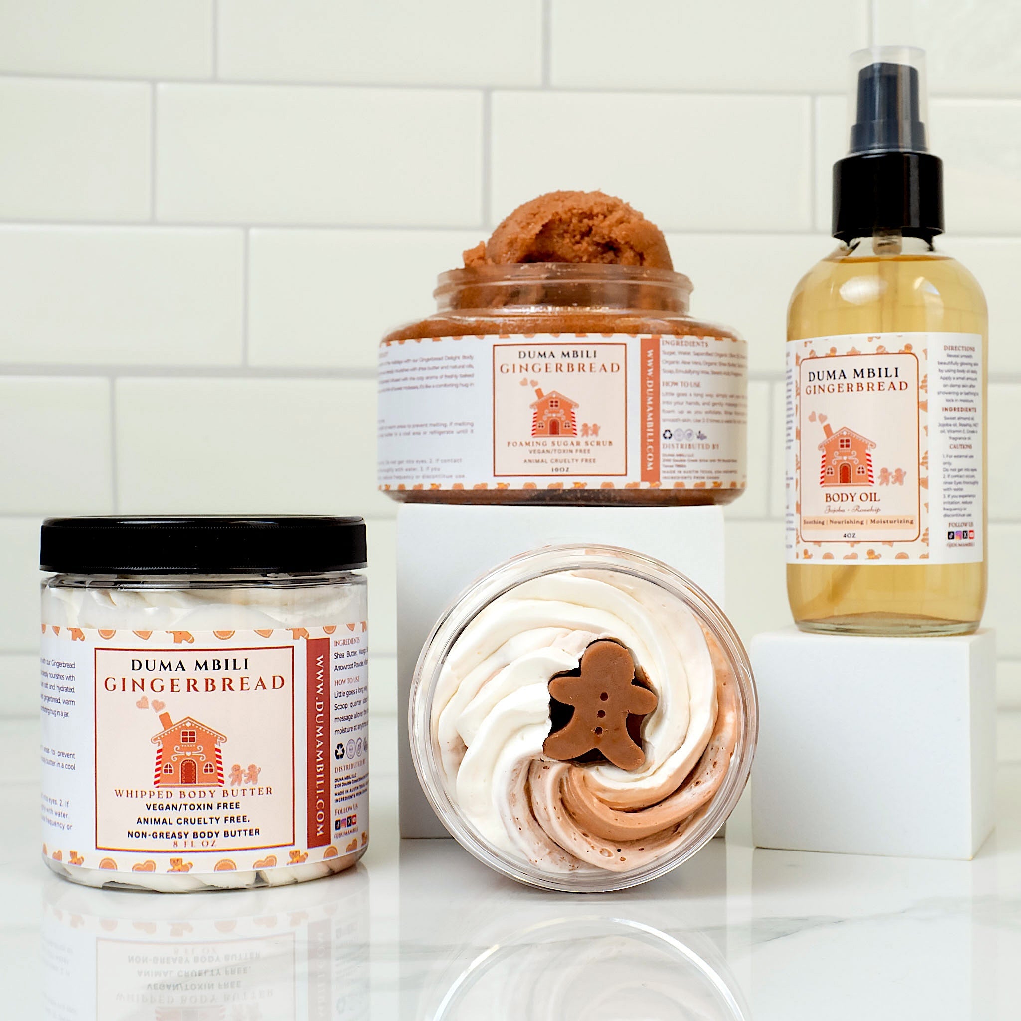 Gingerbread Skincare Gift Bundle – Warm & Cozy Holiday Set