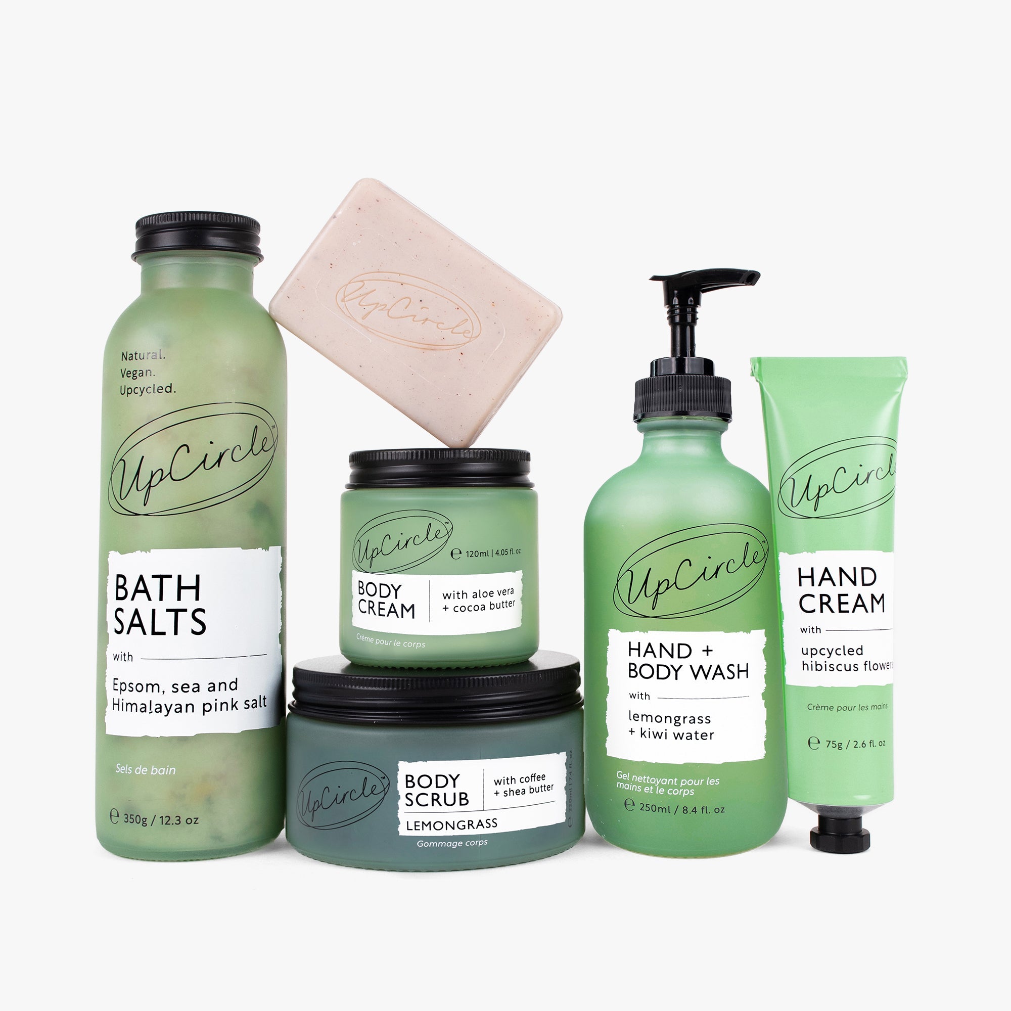 UpCircle Bodycare Bundle – Sustainable Head-to-Toe Skincare Set