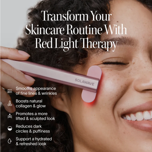 4-in-1 Red Light Therapy Wand & Activating Serum Kit – Solawave