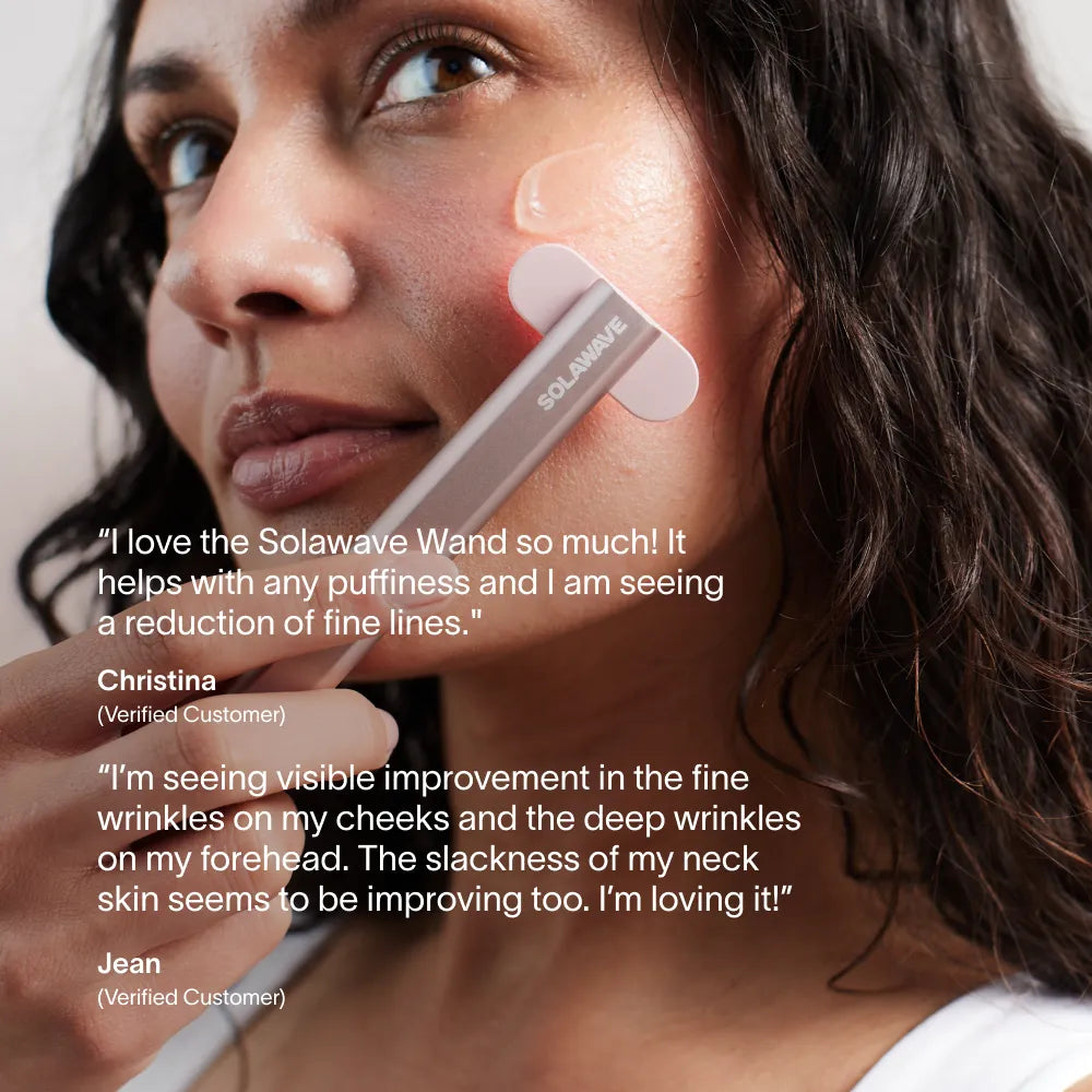 4-in-1 Red Light Therapy Wand & Activating Serum Kit – Solawave