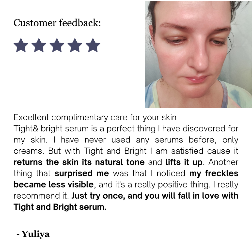 Tight & Bright – Phyto-Retinol & Vitamin C Anti-Aging Face Serum