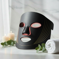 Black LED Mask - Spa Marble Background