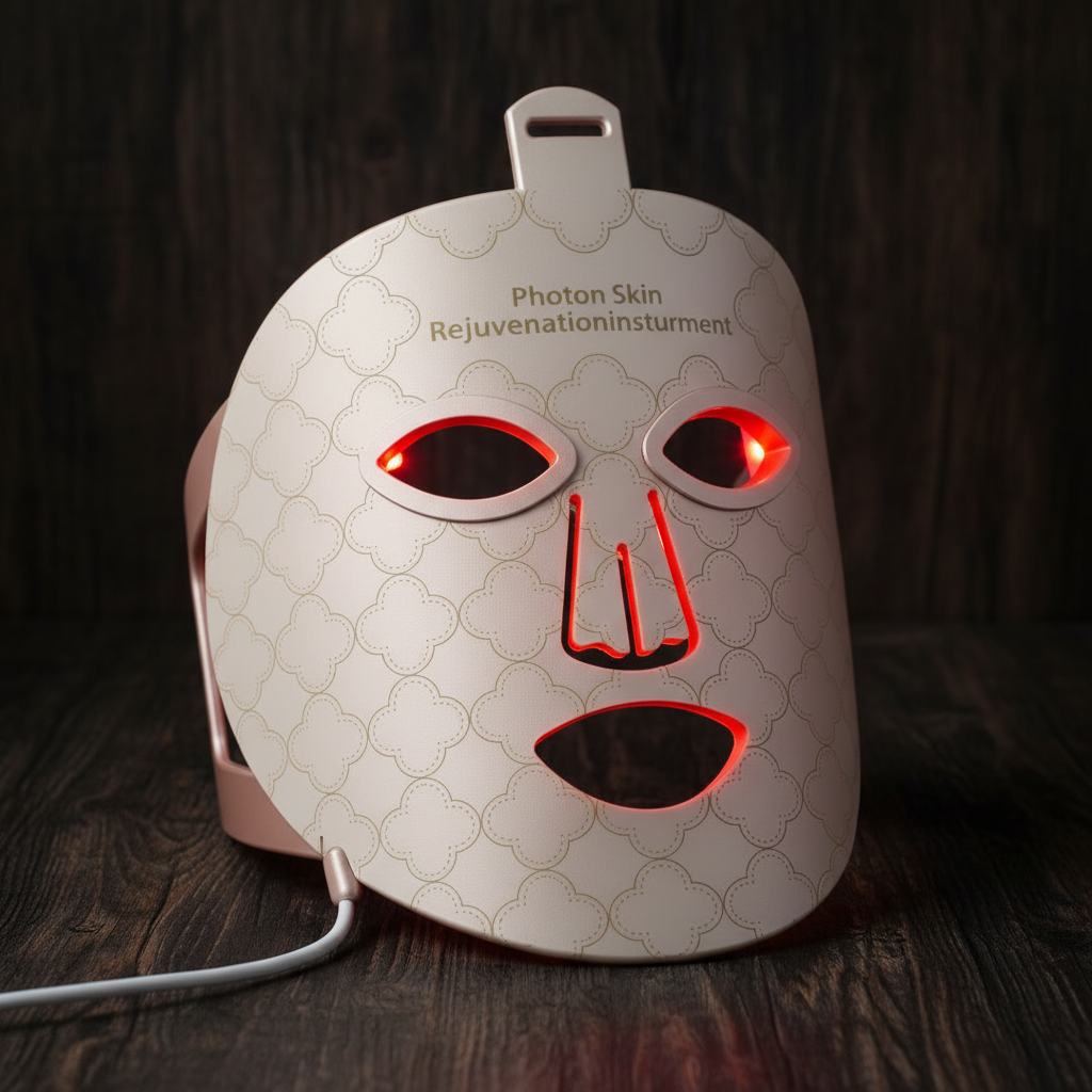 Rejuvenation Firming RLT - Single Mask Dark Wood Background