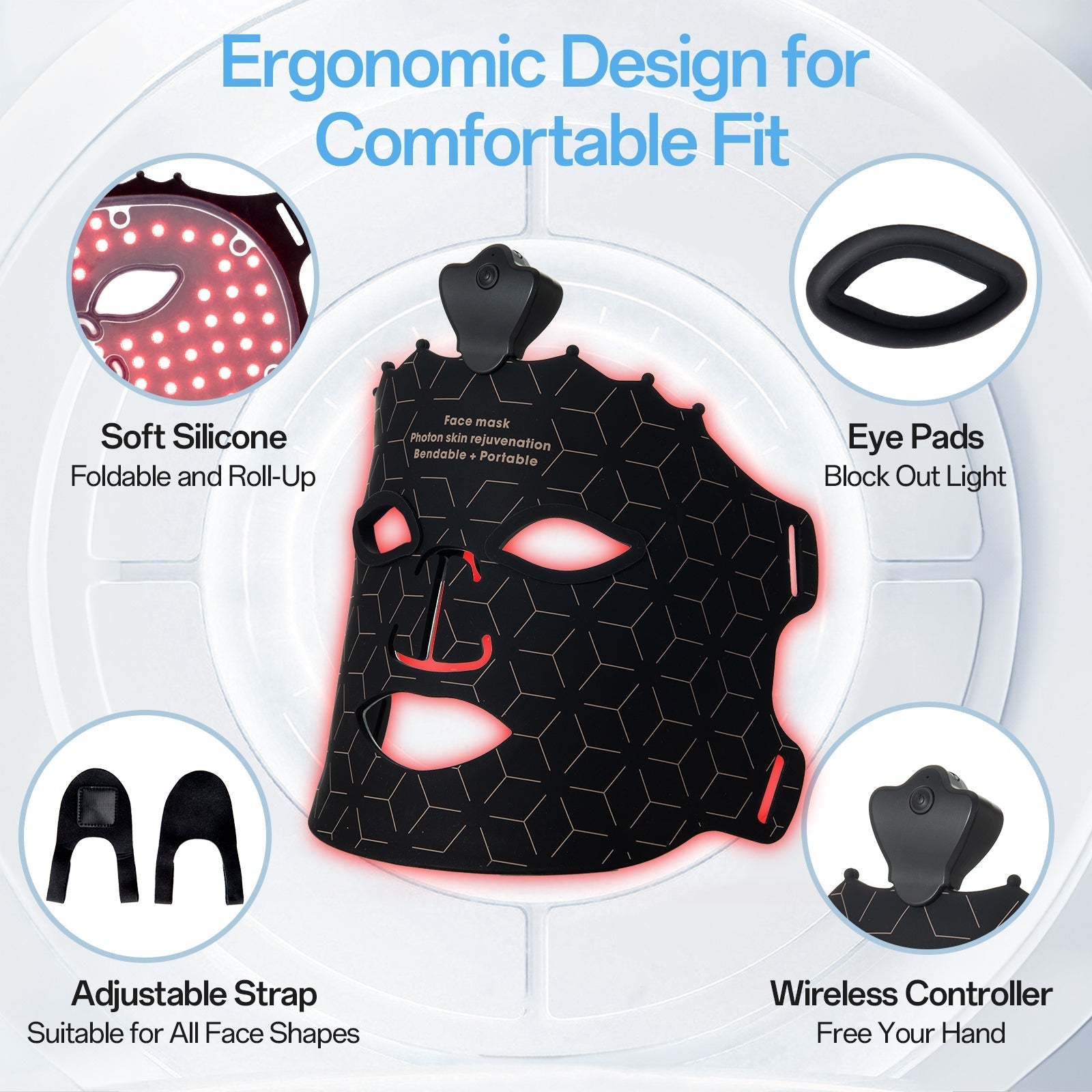 7-Color LED Facial Mask | Younger Glow