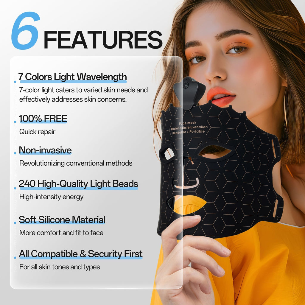 7-Color LED Facial Mask | Younger Glow