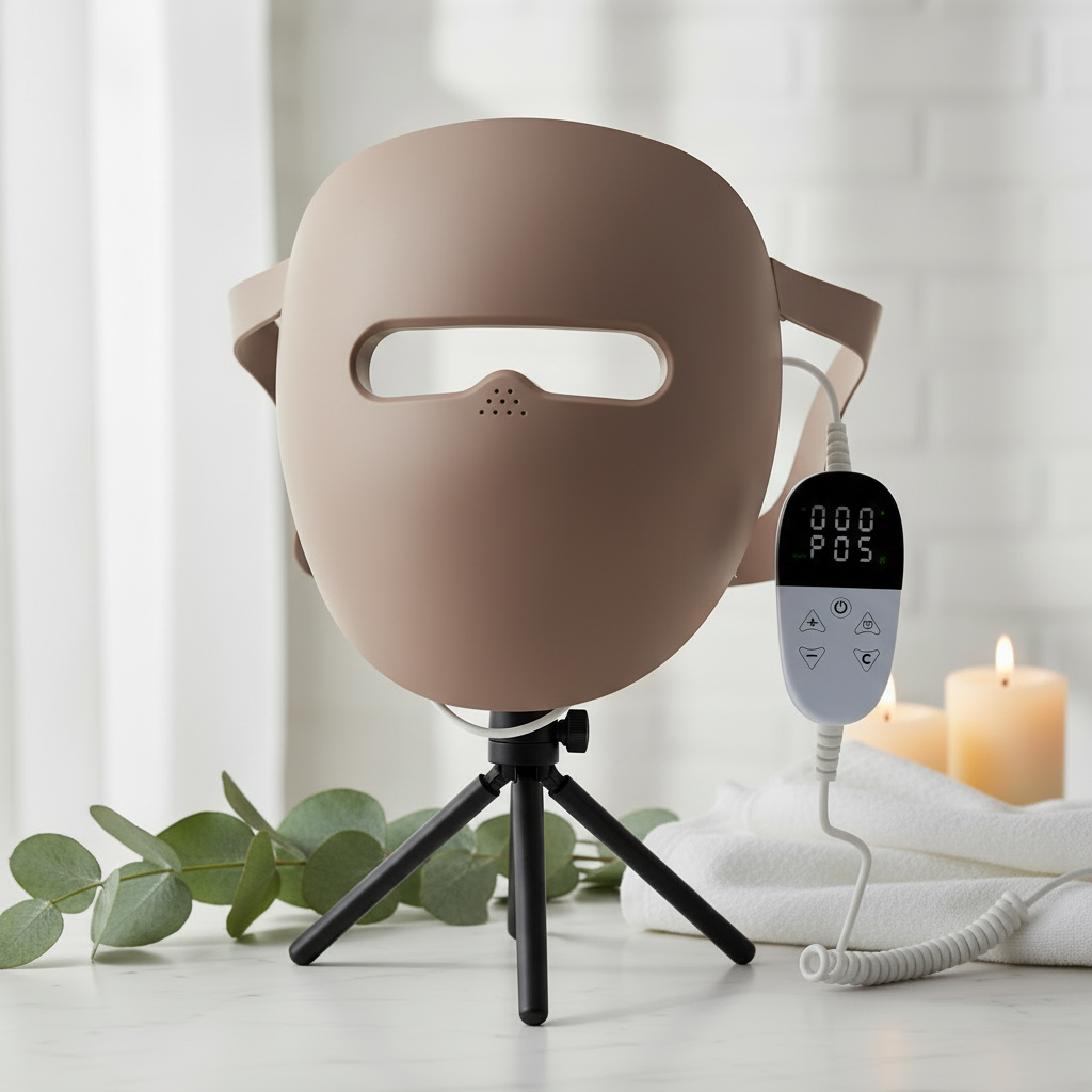 Taupe LED Mask - Facing Camera