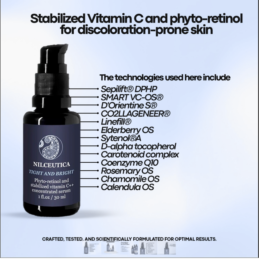 Tight & Bright – Phyto-Retinol & Vitamin C Anti-Aging Face Serum