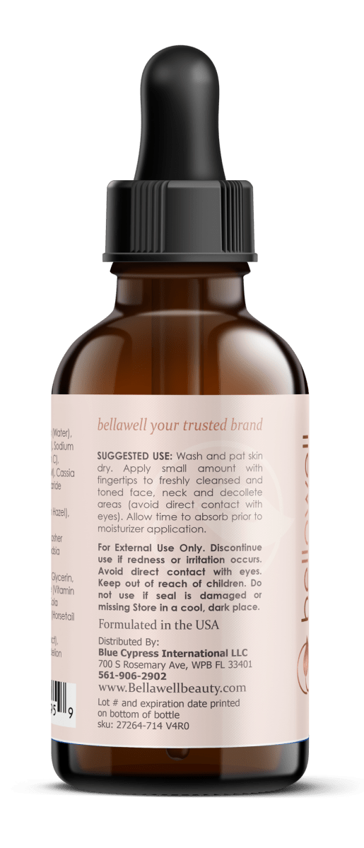 Bellawell Vitamin C Serum with Hyaluronic Acid, Vitamin E & Aloe Vera