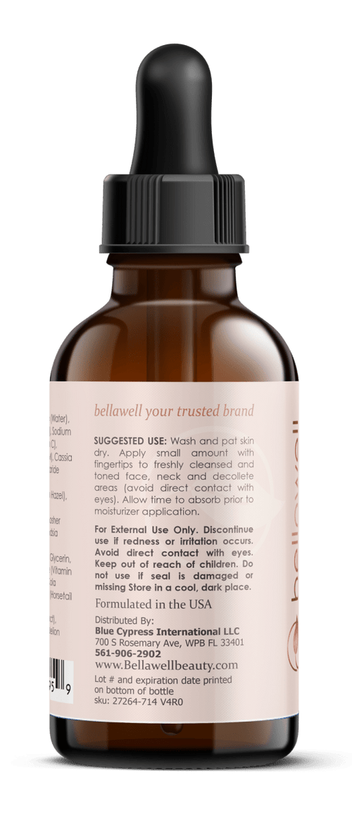 Bellawell Vitamin C Serum with Hyaluronic Acid, Vitamin E & Aloe Vera
